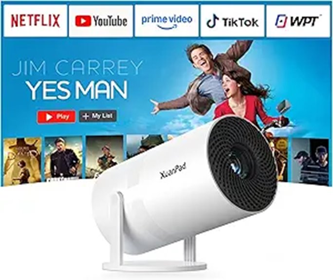 portable wi fi bluetooth projector