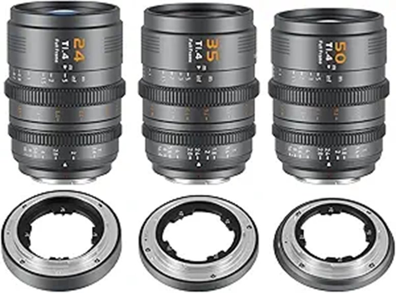 SIRUI VP-1 Vision Prime Cine Lens Set (24/35/50mm)