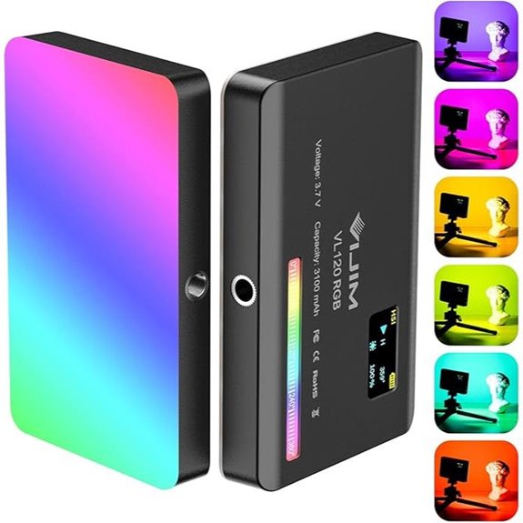 VIJIM VL120 RGB LED Video Light Rechargeable