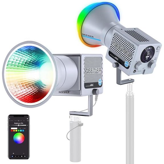 NEEWER 60W RGB LED Video Light with App Control