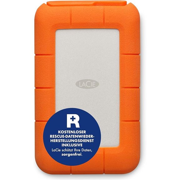 LaCie Rugged 5TB USB-C Portable External Drive