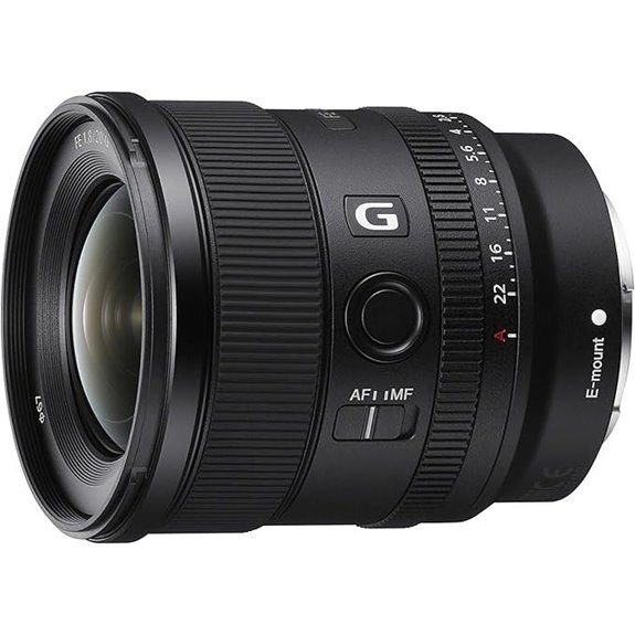 Sony FE 20mm F1.8 G Ultra-Wide Prime Lens