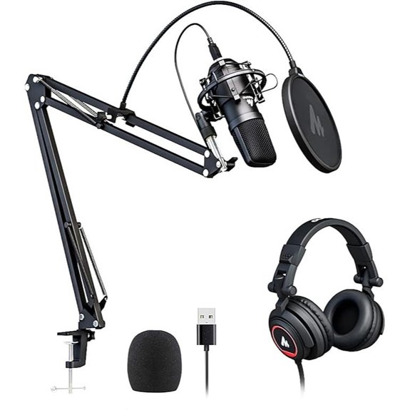 MAONO Microphone & Headphone Set for Streaming and Podcast