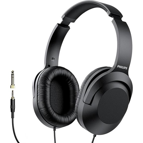 Philips Wired Stereo Headphones for Studio and Recording