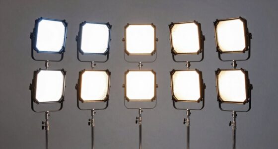 top led panels for video