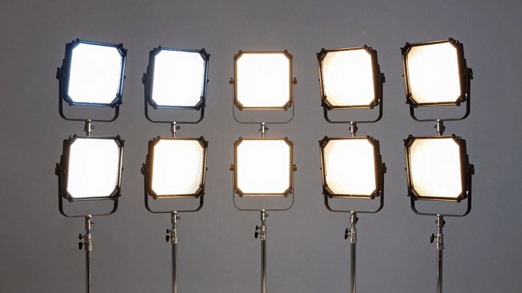 top led panels for video