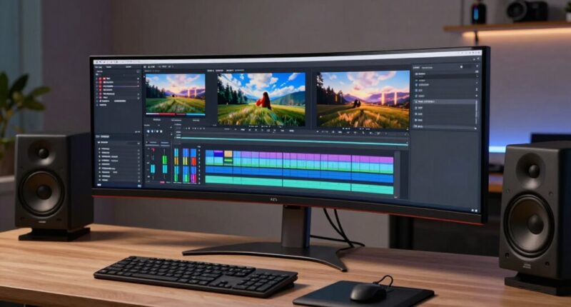 top ultrawide video editing monitors