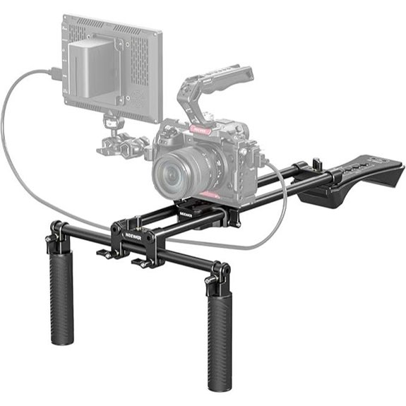 NEEWER Universal Shoulder Rig Kit with 15mm Rod Support