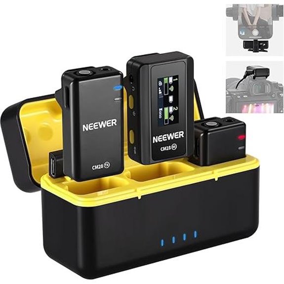 NEEWER CM28 Wireless Lavalier Microphone Set