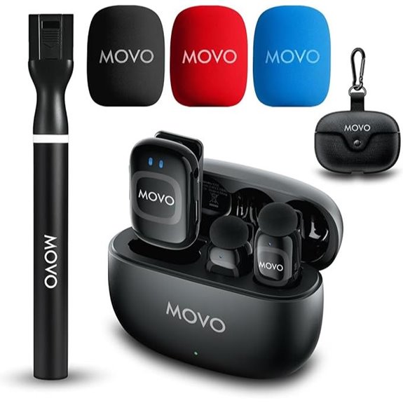 Movo NanoMic Wireless Lavalier Microphone System