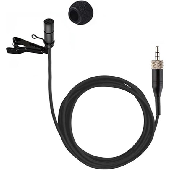 Lavalier Microphone for Sennheiser Wireless Systems