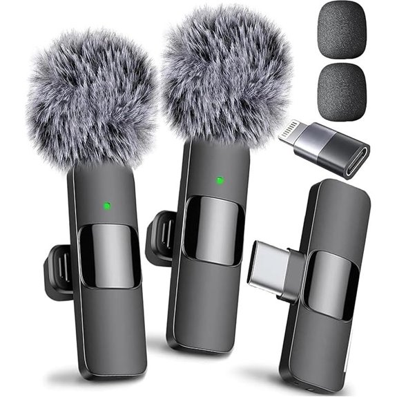Mini Mic Pro Wireless Microphone for iPhone & Android