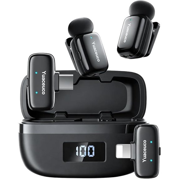 Mini Wireless Lavalier Microphone with AI Voice Changer