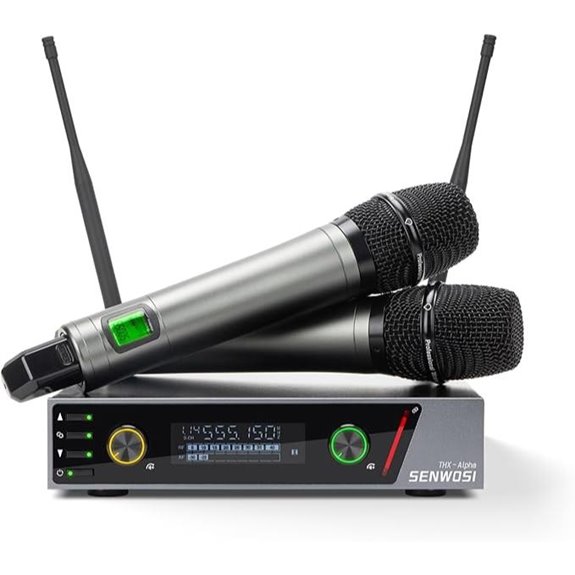Dual-Channel UHF Wireless Microphone System