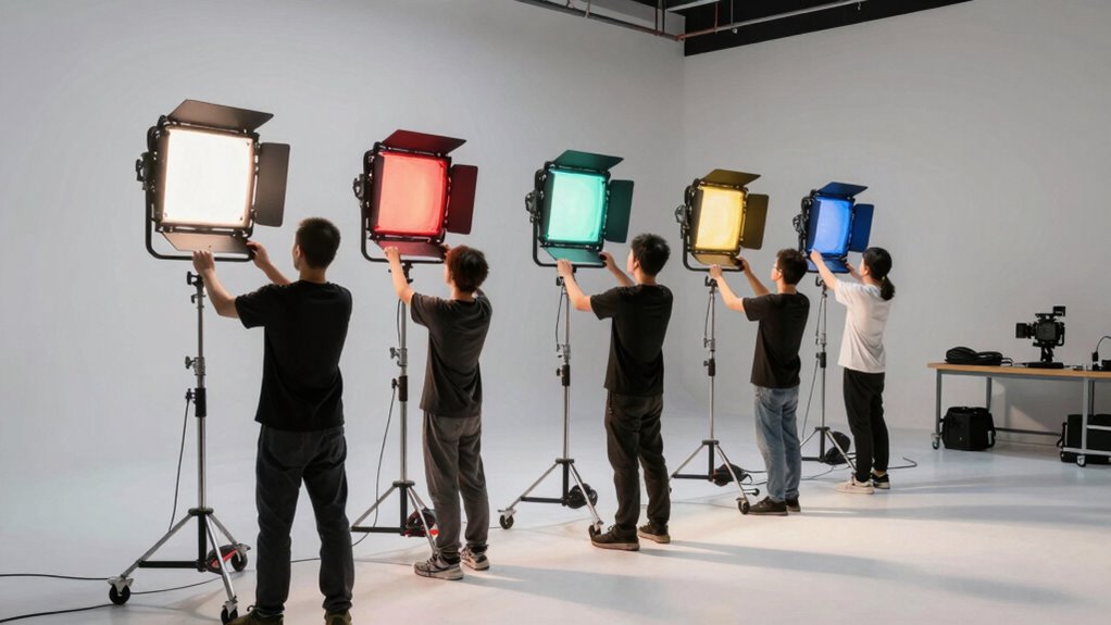 efficient cohesive lighting setup