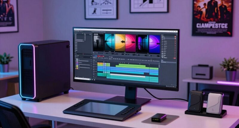 efficient trailer editing setup