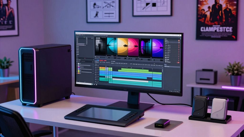 efficient trailer editing setup