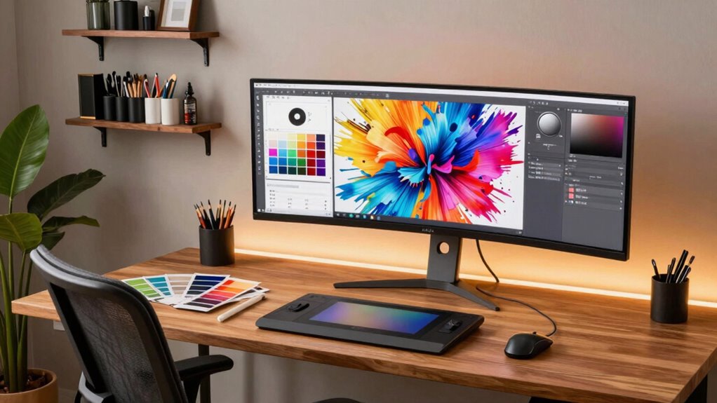 ergonomic soundproof organized workspace