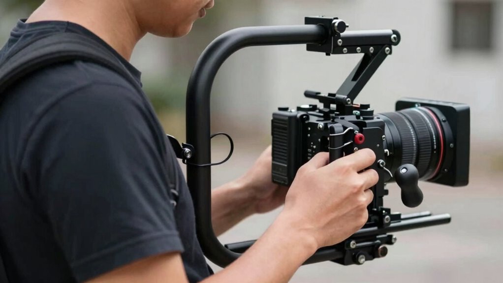 ergonomic versatile camera stabilization