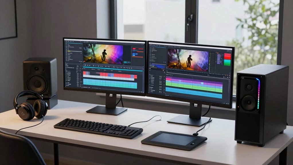 optimized trailer editing setup