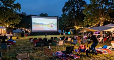 outdoor festival screening planning