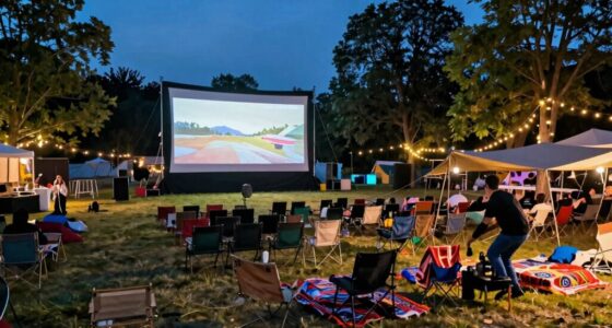 outdoor festival screening planning