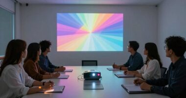 projectors enhance group interactions