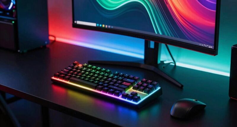 rgb lighting as art
