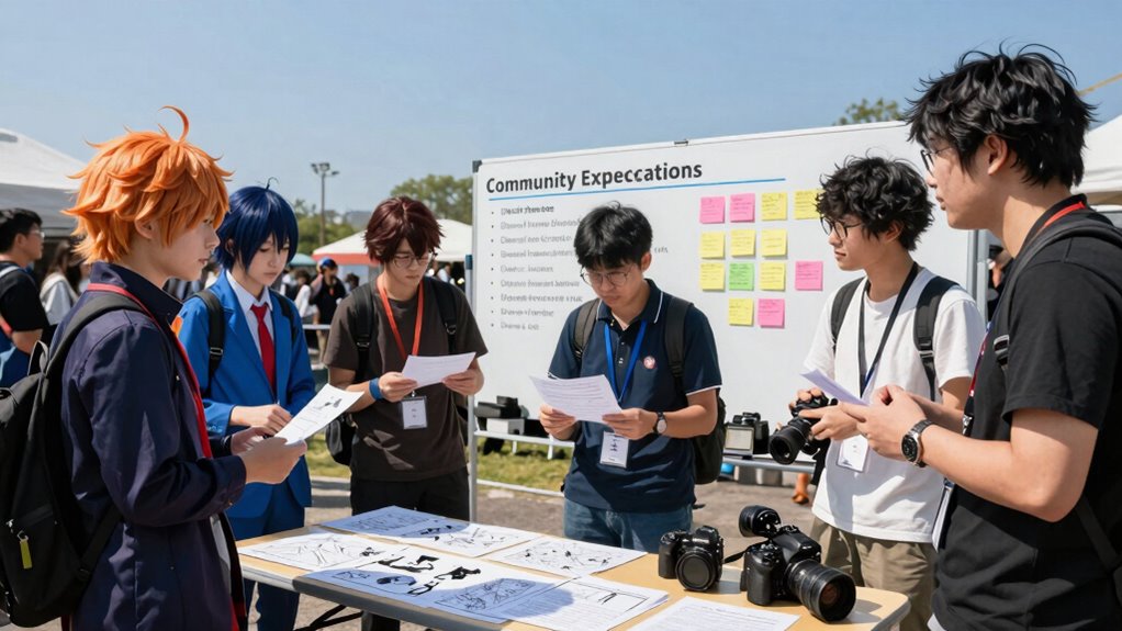 set clear community expectations