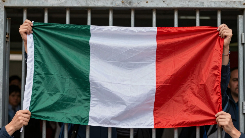At Iran’s World Cup opener, a banned flag became a flashpoint at the stadium gates