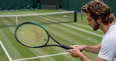 Andrew Garfield Sports Long Hair for Wimbledon Date with Girlfriend Monica Barbaro