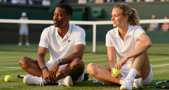 Chris Rock Enjoys Wimbledon with New Girlfriend Simone Henault
