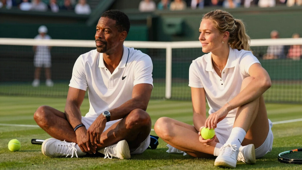 Chris Rock Enjoys Wimbledon with New Girlfriend Simone Henault