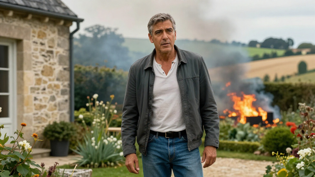George and Amal Clooney Forced to Evacuate Home in France as Wildfires Burn