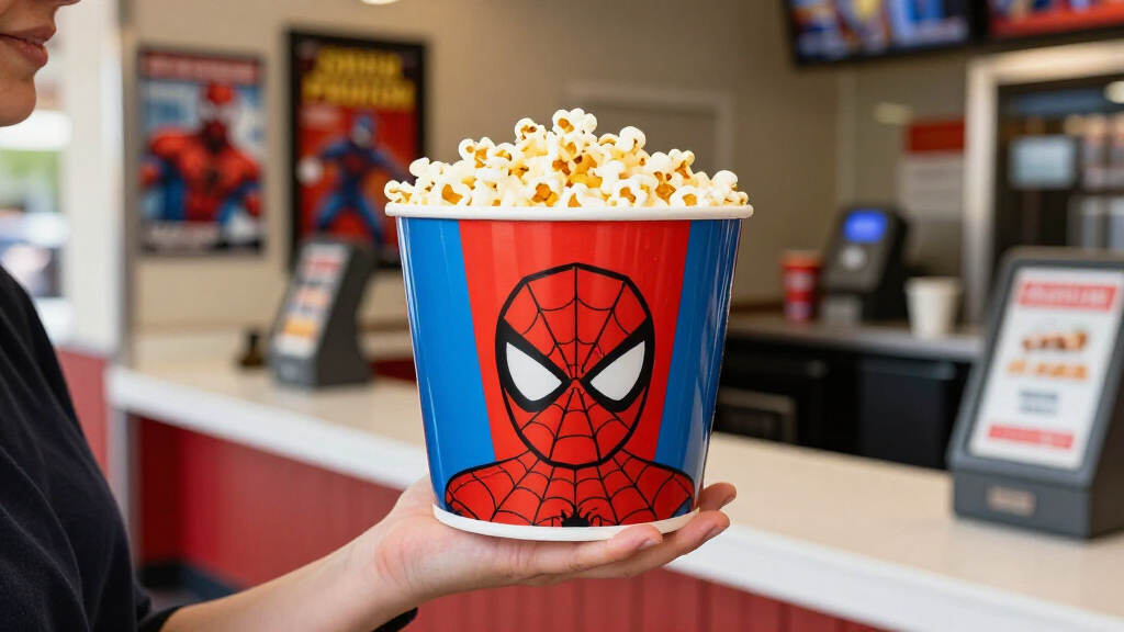 How to get special 'Spider-Man' popcorn buckets for 'Brand New Day'