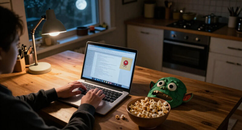 Can One Night Turn A Boring AI Draft Into A Horror-Comedy?